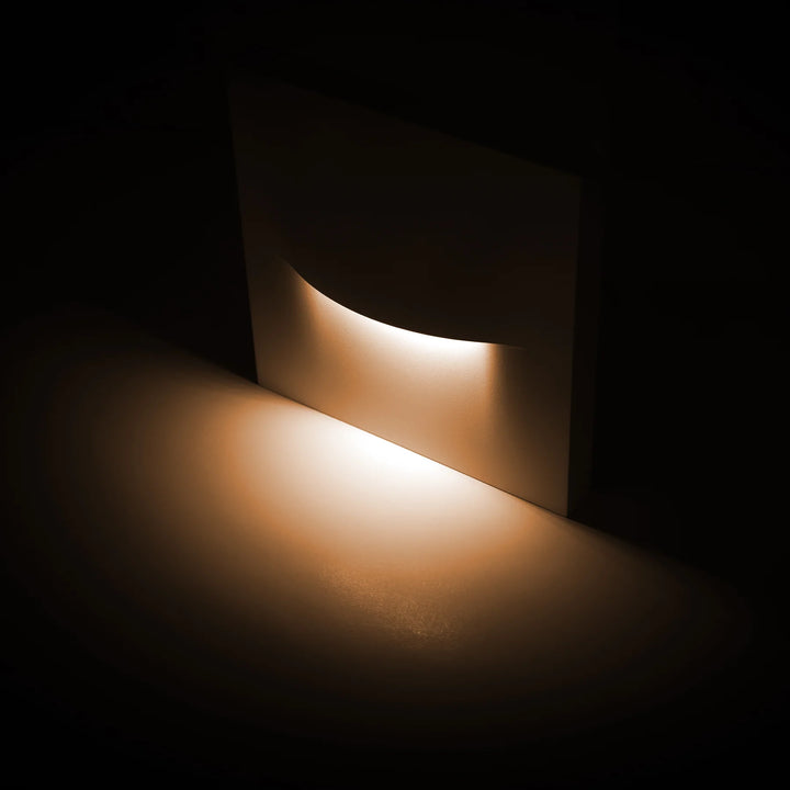 HV3228T - Lisca Aluminium Black/White Square LED Wall Light