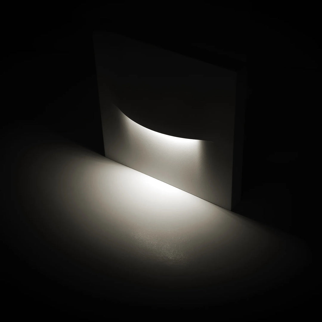 HV3228T - Lisca Aluminium Black/White Square LED Wall Light