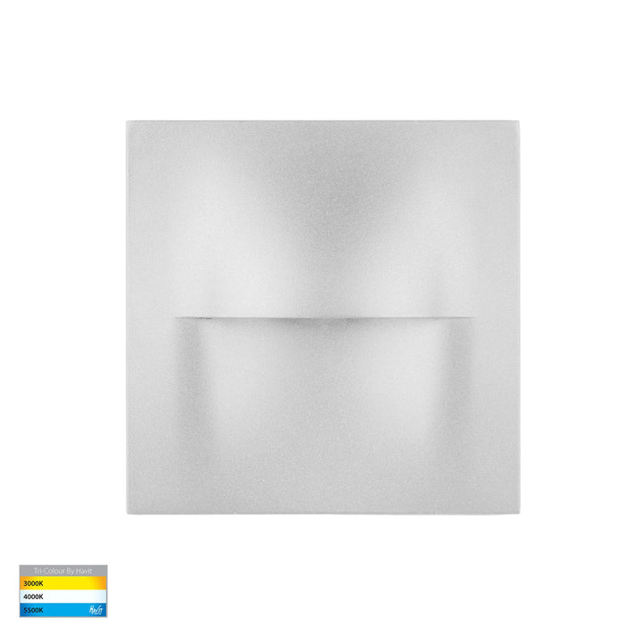 HV3228T - Lisca Aluminium Black/White Square LED Wall Light