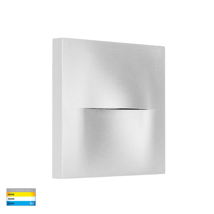 HV3228T - Lisca Aluminium Black/White Square LED Wall Light
