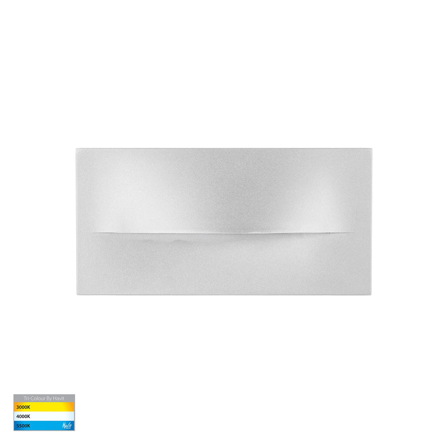 HV3229T- Lisca Aluminium Black Rectangular LED Wall Light White step light