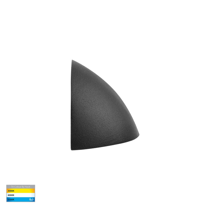 HV3251T-BLK-12V - Curva Black LED Step Light