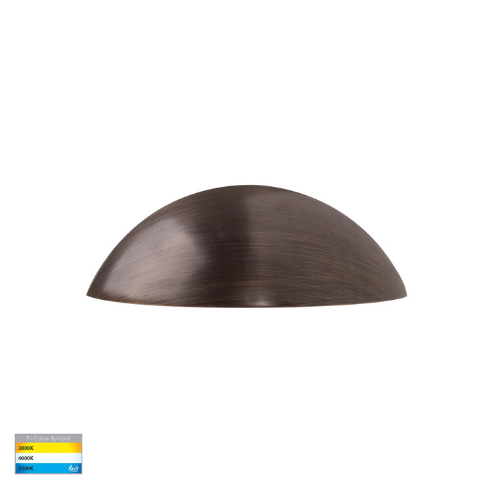 HV3251T-AB-12V - Curva Antique Brass LED Step Light