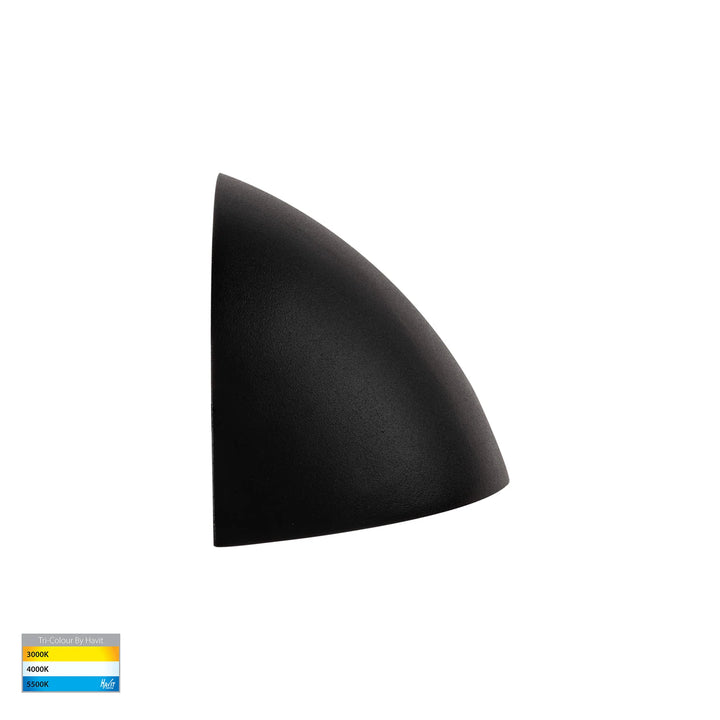 HV3251T-BLK-12V - Curva Black LED Step Light