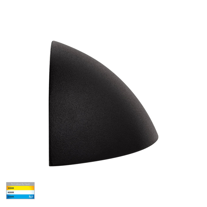 HV3251T-BLK-12V - Curva Black LED Step Light