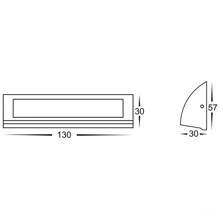 HV3270T-Taso 3.5w TRI Colour LED Step Light