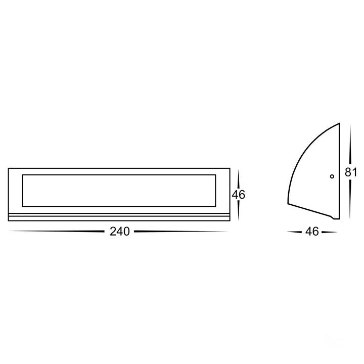 HV3272T-Taso 10w TRI Colour LED Step Light