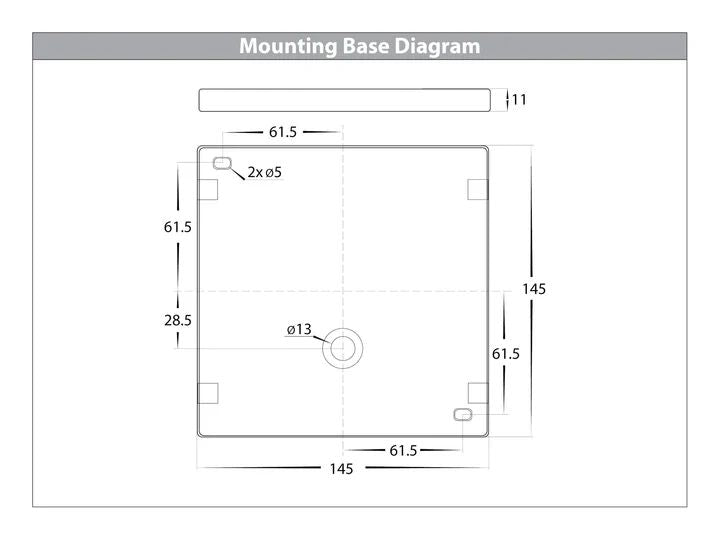 HV3276T- Virsma Square LED Step lights