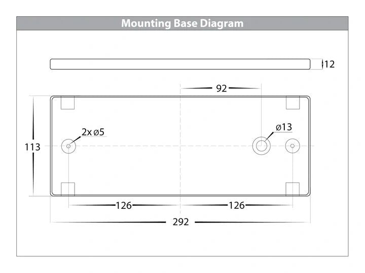 HV3279T- Shim 14W LED Step Lights