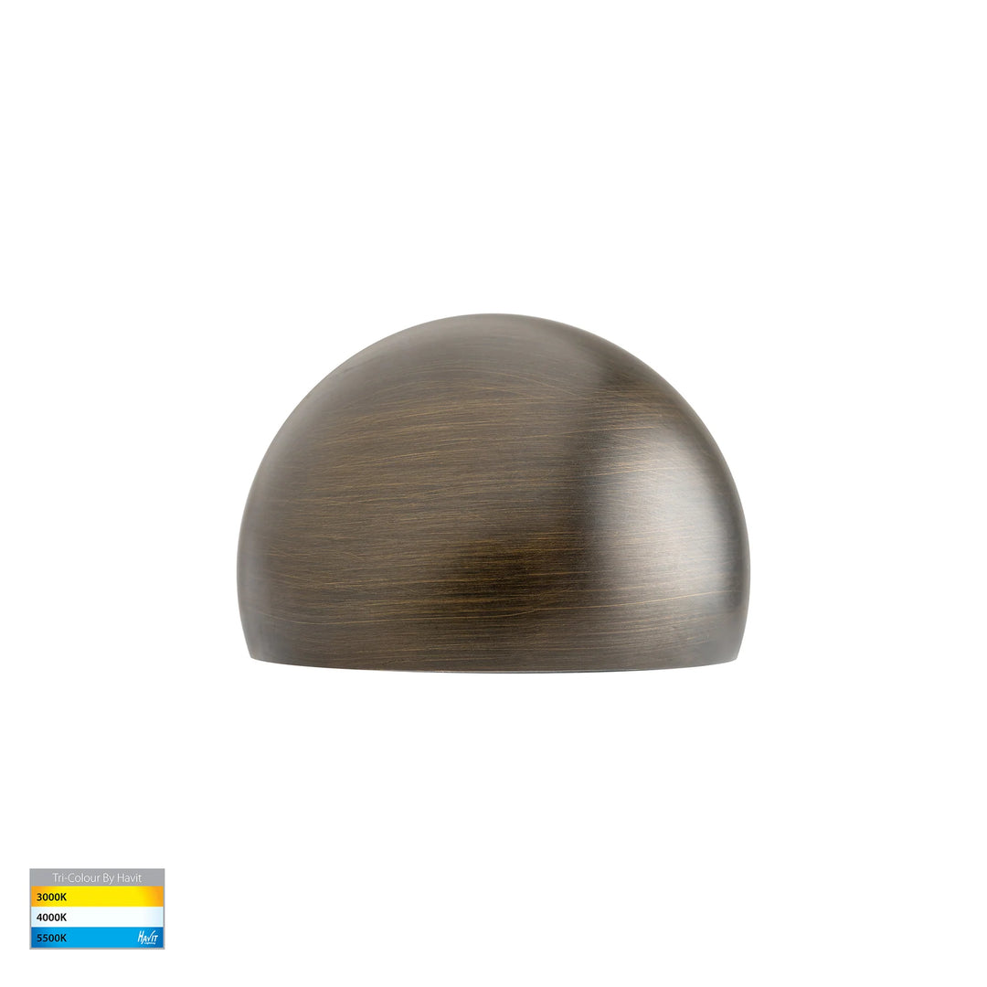 HV3286T-12V - Serres Surface Mounted LED Wall Light Antique Brass step light