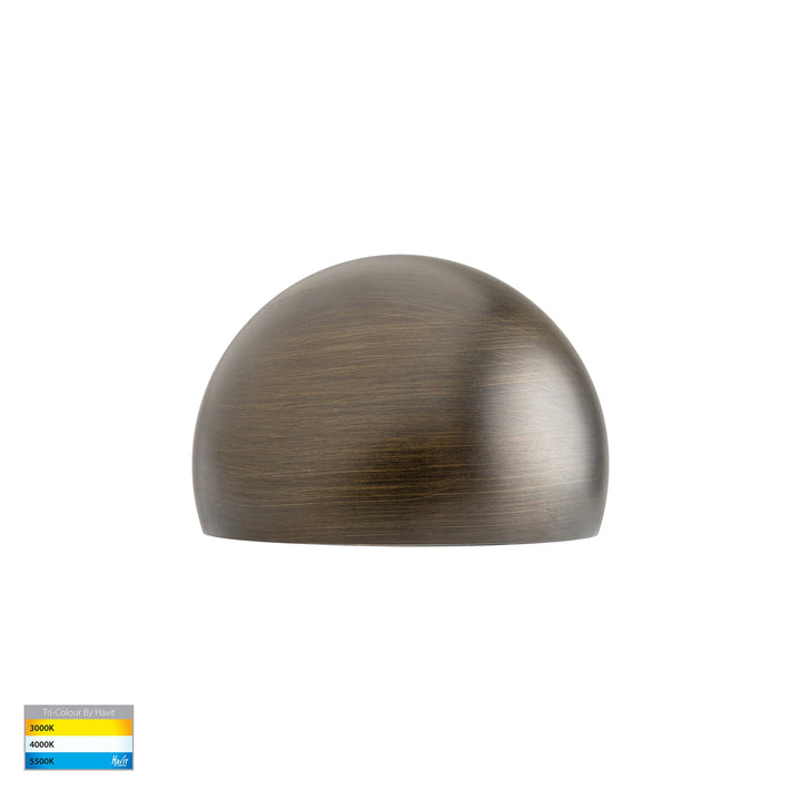 HV3286T-12V - Serres Surface Mounted LED Wall Light Antique Brass step light