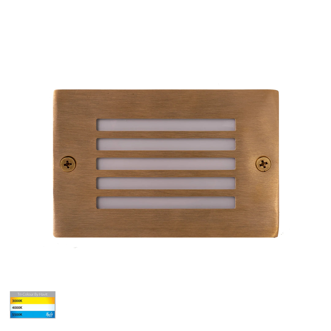 HV3295T-BR-12V - Ardam Brass LED Step Light