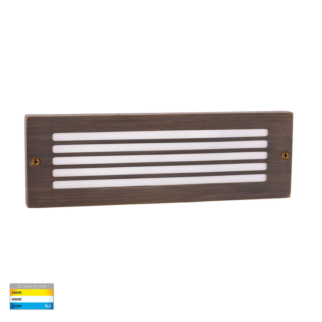 HV3295T-AB-12V - Ardam Antique Brass LED Step Light