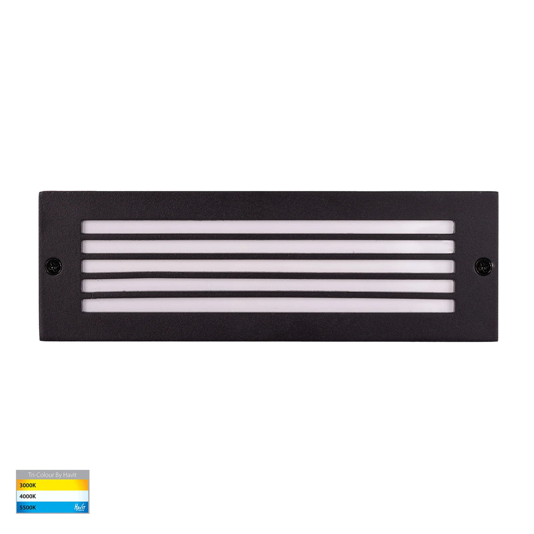 HV3295T-BLK-12V - Ardam Black LED Step Light 228mm step light