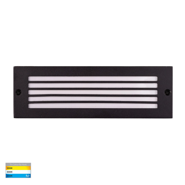 HV3295T-BLK-12V - Ardam Black LED Step Light 228mm step light