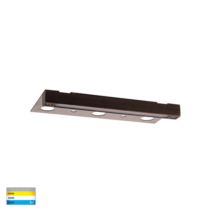 HV3297T-AB-12V - Preston Antique Brass LED Coping Light