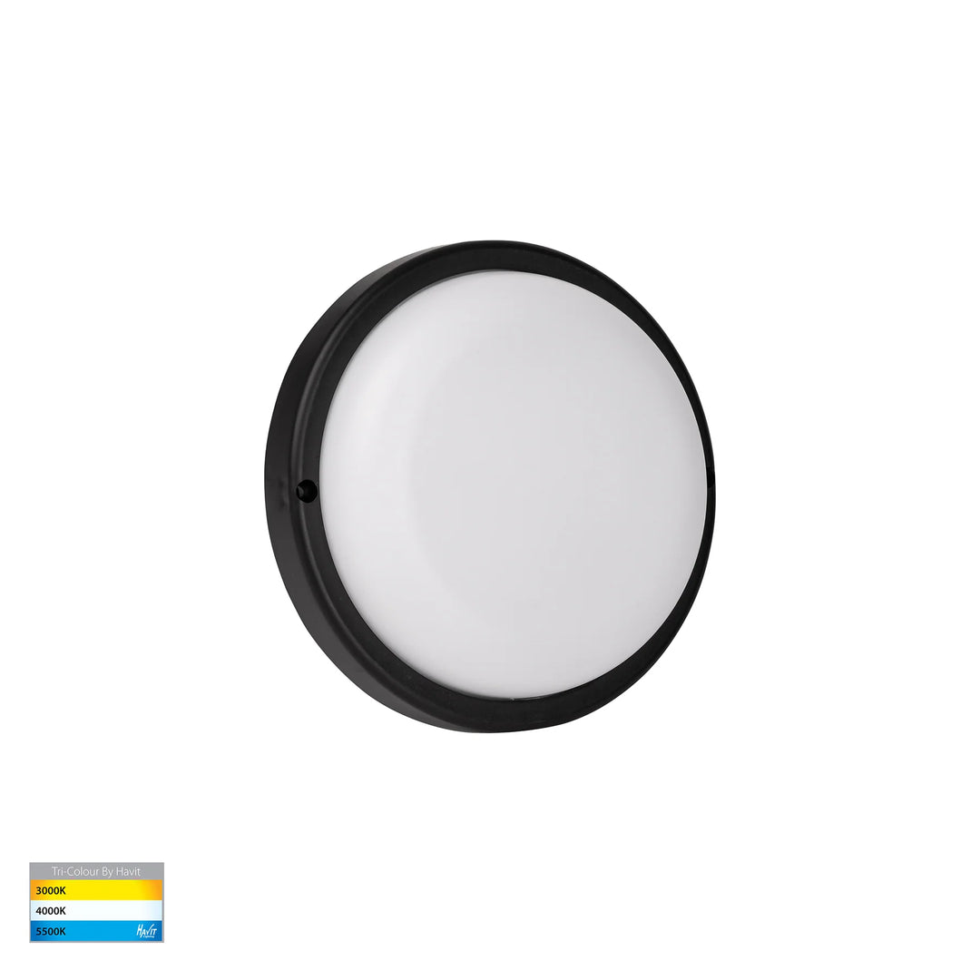 HV3523T/HV3525T- Muovi Polycarbonate Wall Light Black Small BUNKER