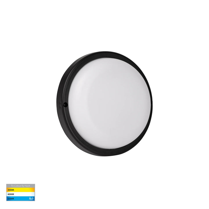 HV3523T/HV3525T- Muovi Polycarbonate Wall Light Black Small BUNKER