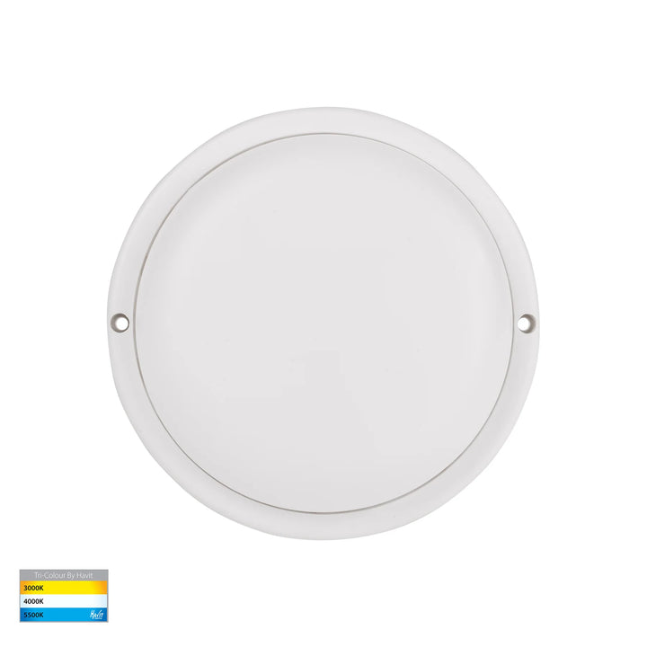 HV3523T/HV3525T- Muovi Polycarbonate Wall Light White Large BUNKER