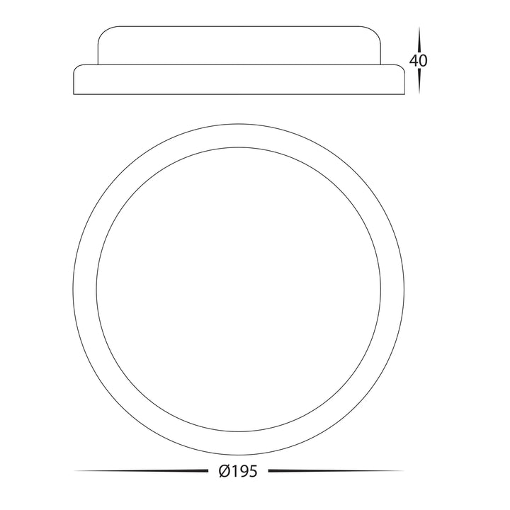 HV3523T/HV3525T- Muovi Polycarbonate Wall Light BUNKER