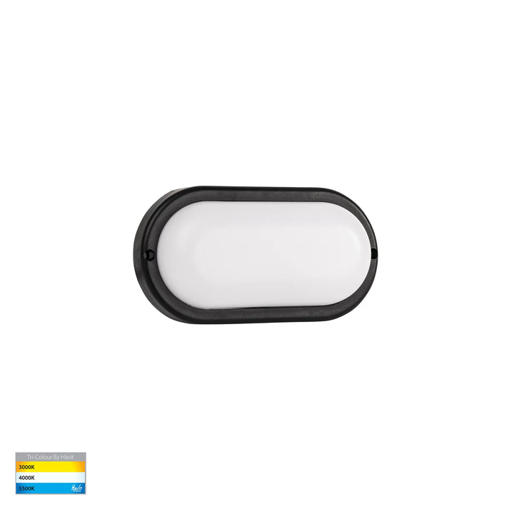 HV3526T/HV3527T- Muovi Polycarbonate Wall Light Black Small BUNKER