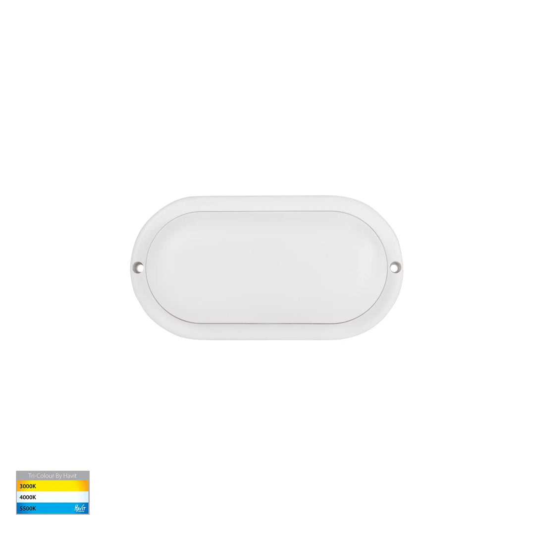 HV3526T/HV3527T- Muovi Polycarbonate Wall Light White Small BUNKER