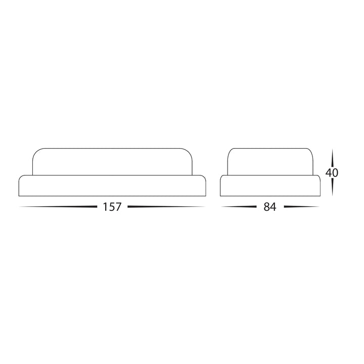 HV3526T/HV3527T- Muovi Polycarbonate Wall Light BUNKER