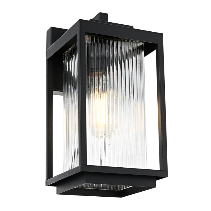 HV3533W-S-BLK - Micah Galvanised Iron Black Wall Light WALL LIGHT