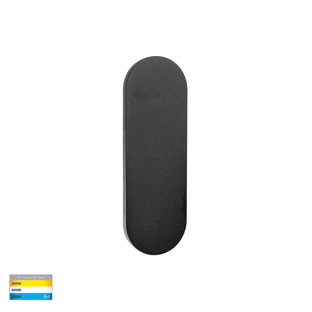 HV3562T- Barline Shadow Aluminium 600mm Wall Light Black 300mm WALL LIGHT