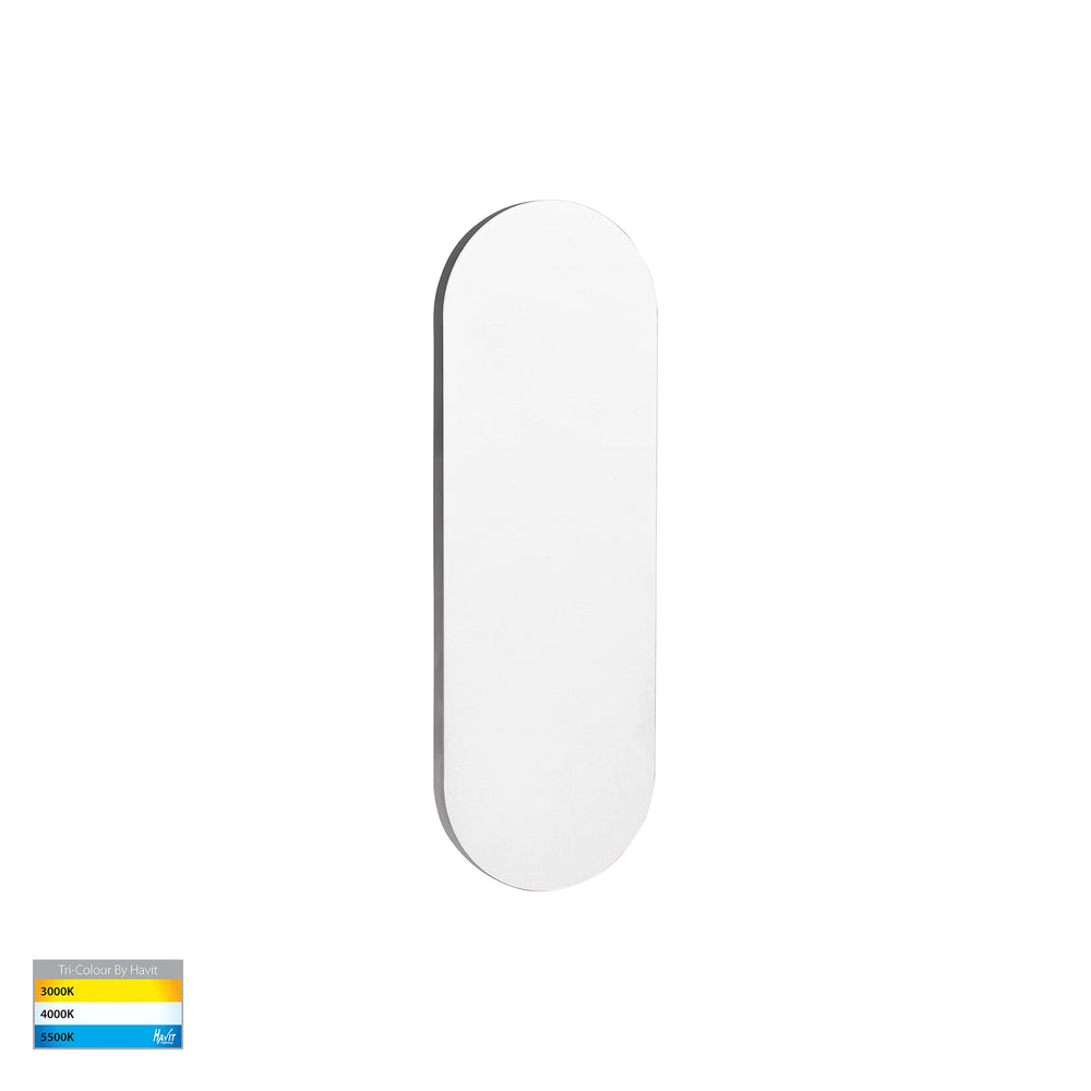 HV3562T- Barline Shadow Aluminium 600mm Wall Light White 300mm WALL LIGHT