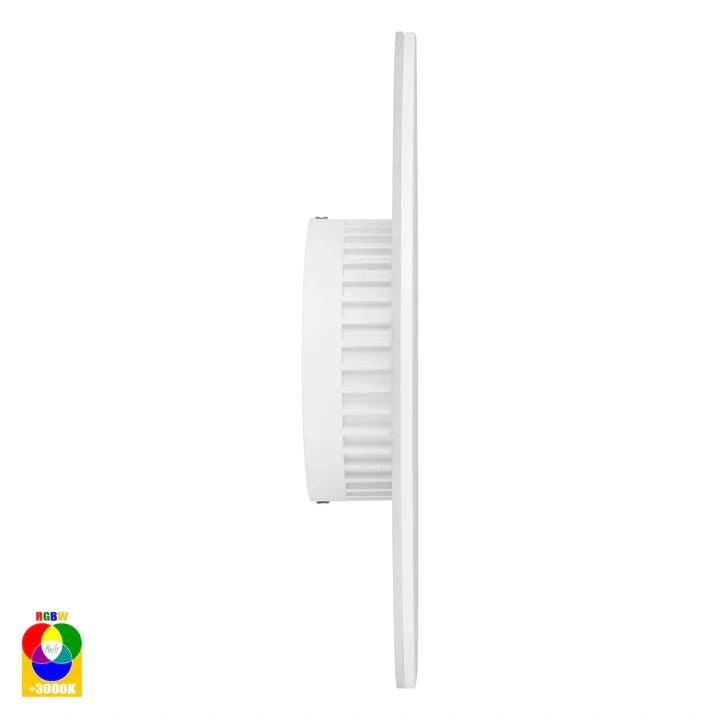 HV3594RGBW- Halo 300mm 24W RGBW LED Wall Light