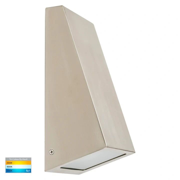 HV3601T- Taper 9W TRI Colour LED Wedge Wall Light