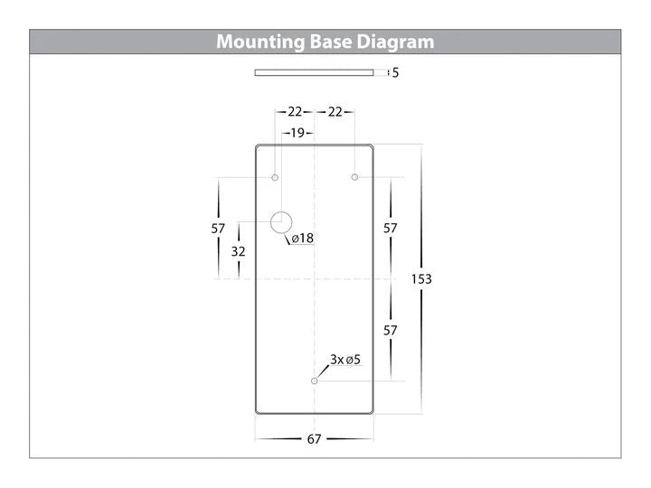 HV3602T-Taper Copper TRI Colour LED Wedge Wall Light