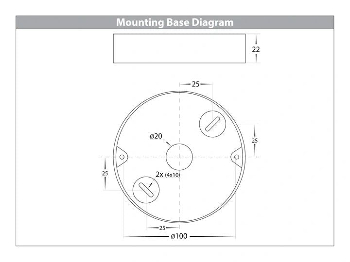 HV3621T- Mini 316 Stainless Steel Wall Light