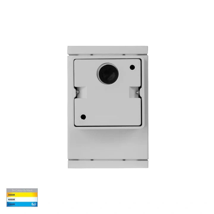 HV3623T- Quadru Square TRI Colour Fixed Down LED Wall Light