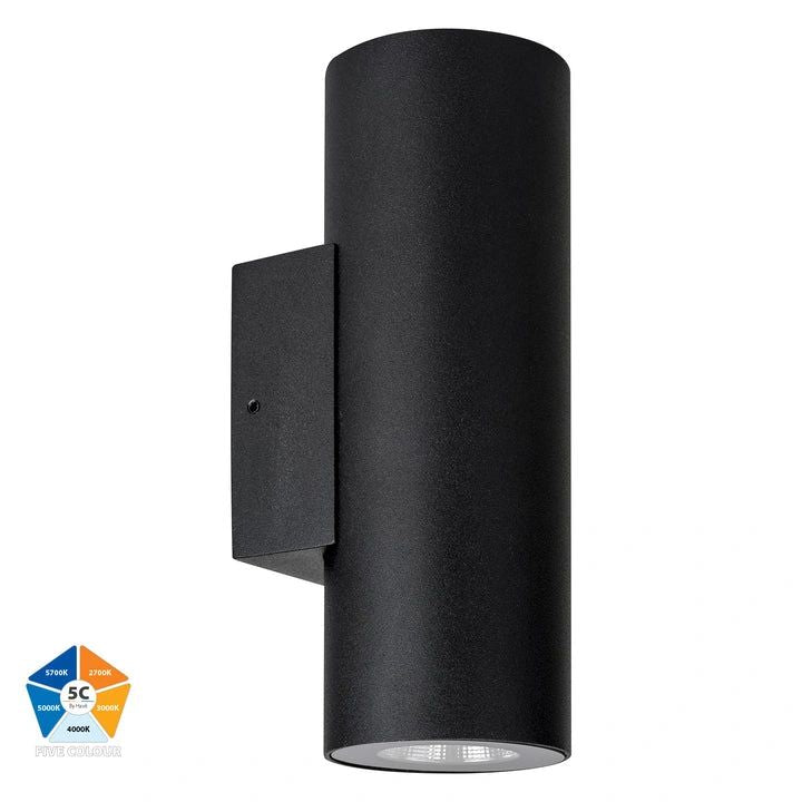 HV3626S- Aries Aluminium 5 COLOUR Up & Down LED Wall Light