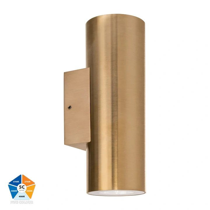 HV3626S- Aries Aluminium 5 COLOUR Up & Down LED Wall Light