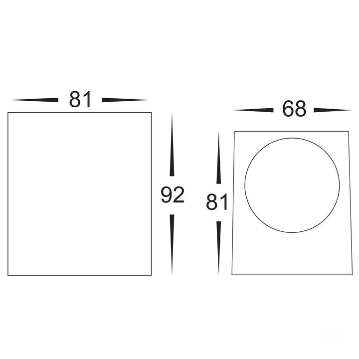 HV3631T- Accord TRI Colour Fixed Down LED Wall Light