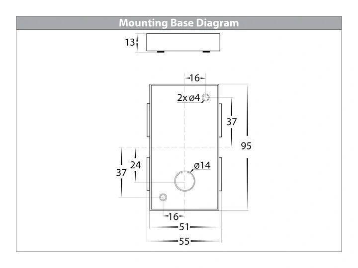 HV3635T- Savannah Up & Down LED Wall Light