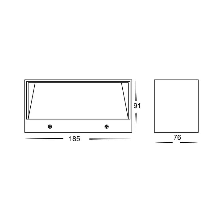 HV3637T- Nikki Up & Down LED Wall Light