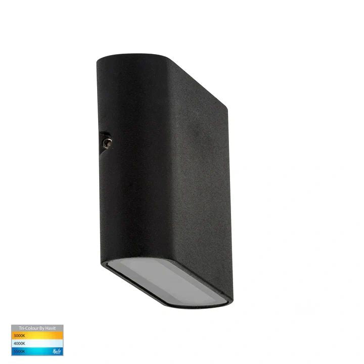 HV3641T- Lisse Fixed Down TRI Colour LED Wall Light