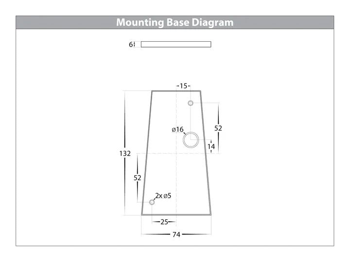 HV3651T- Cono Up & Down LED Wall Light