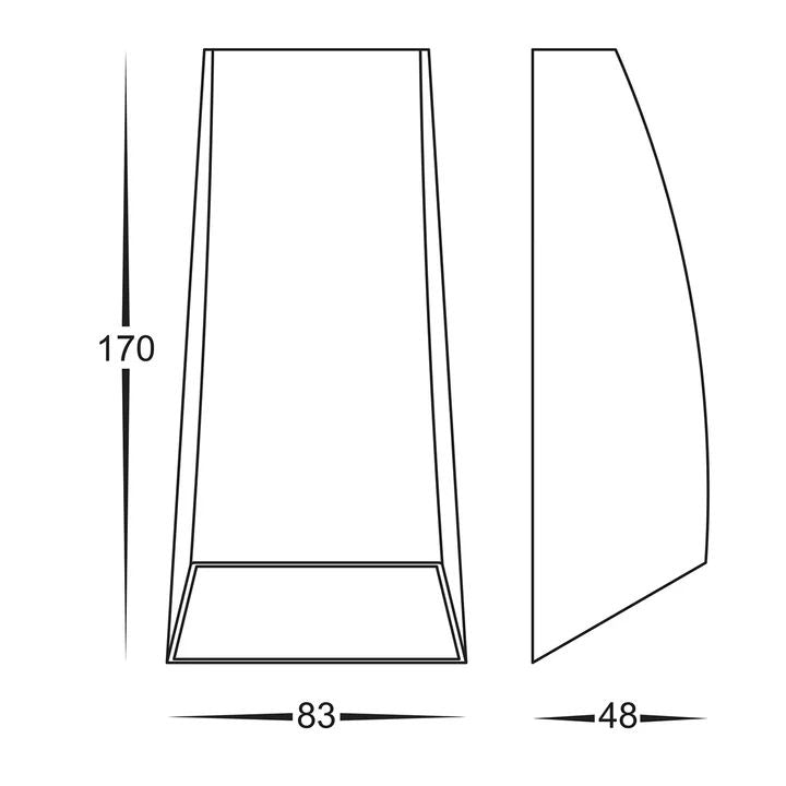 HV3651T- Cono Up & Down LED Wall Light