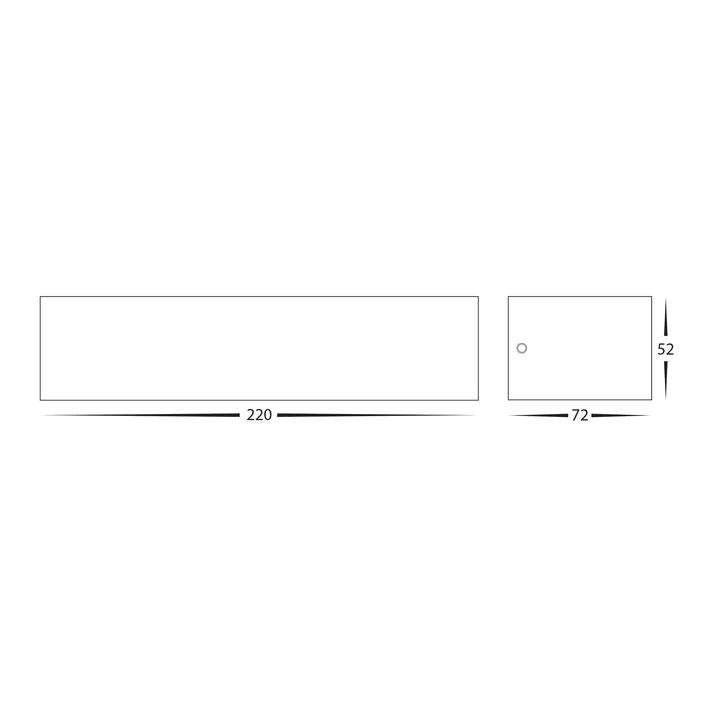 HV3657T- Siena 220mm 6w LED Up & Down Wall Light