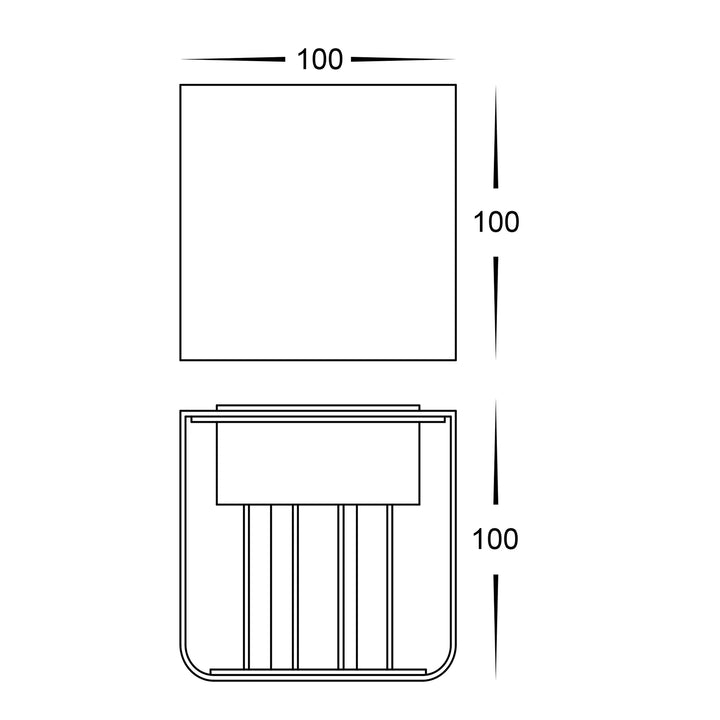 HV36583T-SQ - Versa Square Up & Down Wall Light WALL LIGHT