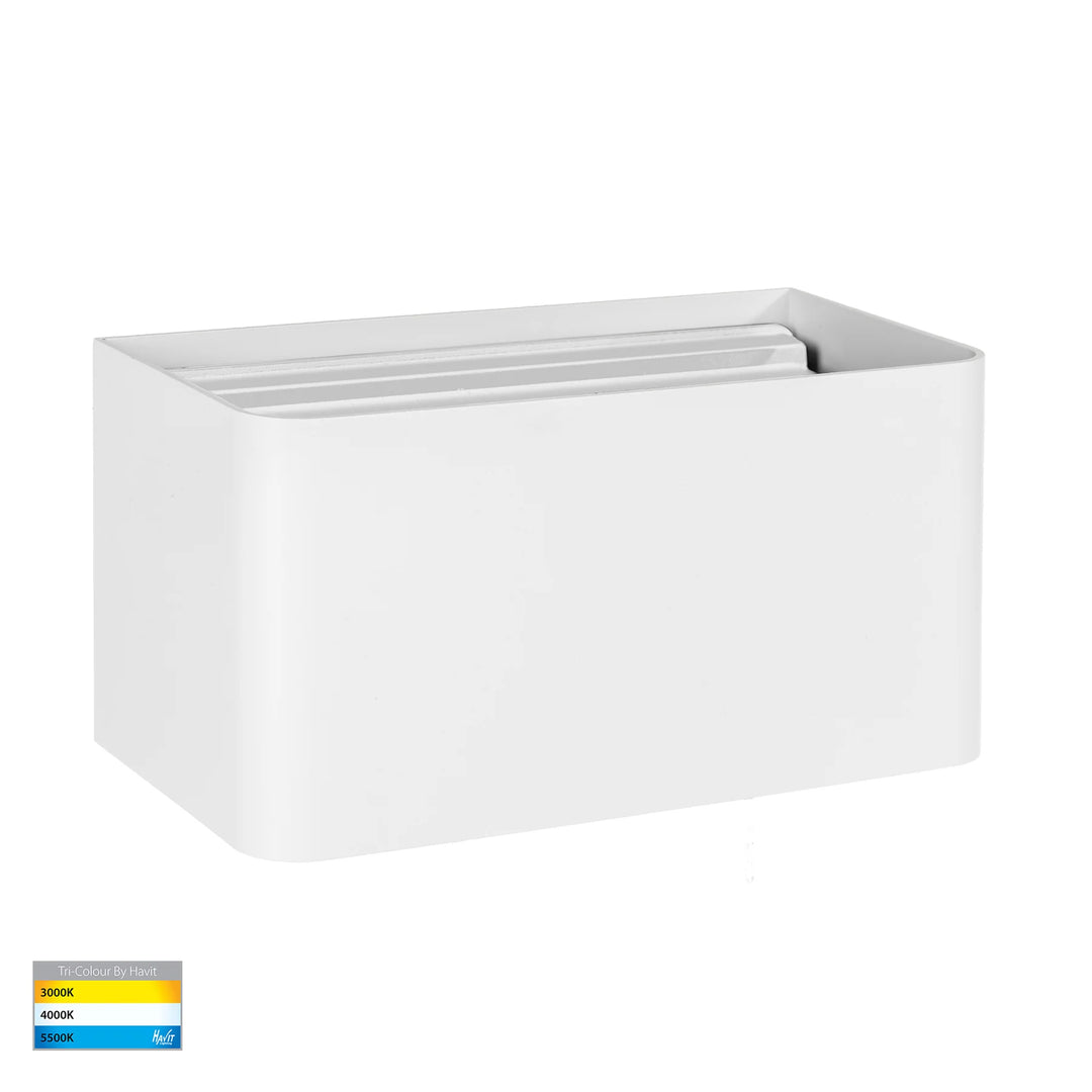 HV36584T- Versa Square Up & Down Wall Light WHITE WALL LIGHT