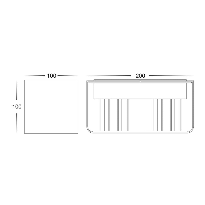 HV36584T- Versa Square Up & Down Wall Light WALL LIGHT