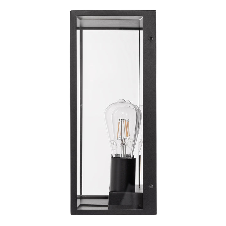 HV36592W - Bayside 316 Stainless Steel Black/White 2 Light Wall Light