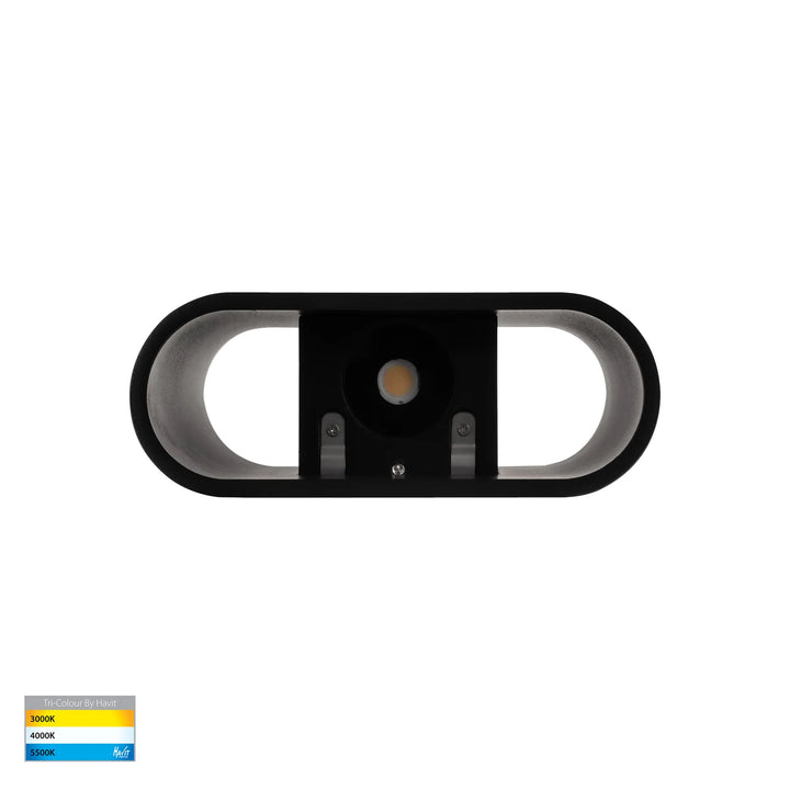 HV3662T-BLK-240V - Contec Aluminium Black Up & Down Wall Light