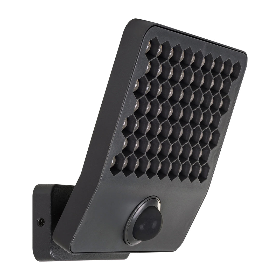 HV3721N-GRY-PIR - Favo Aluminium Grey LED Floodlight with Sensor